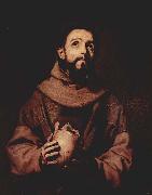 Jose de Ribera Hl. Franz von Assisi France oil painting artist